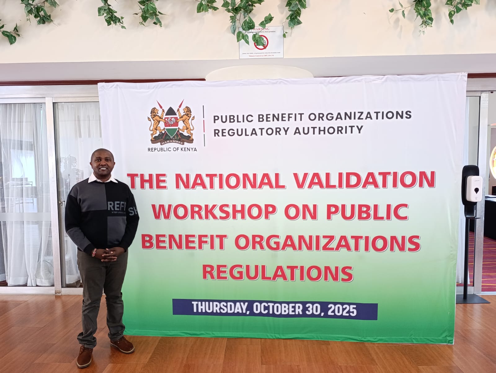 Validation of the draft Public Benefit Organizations Regulations