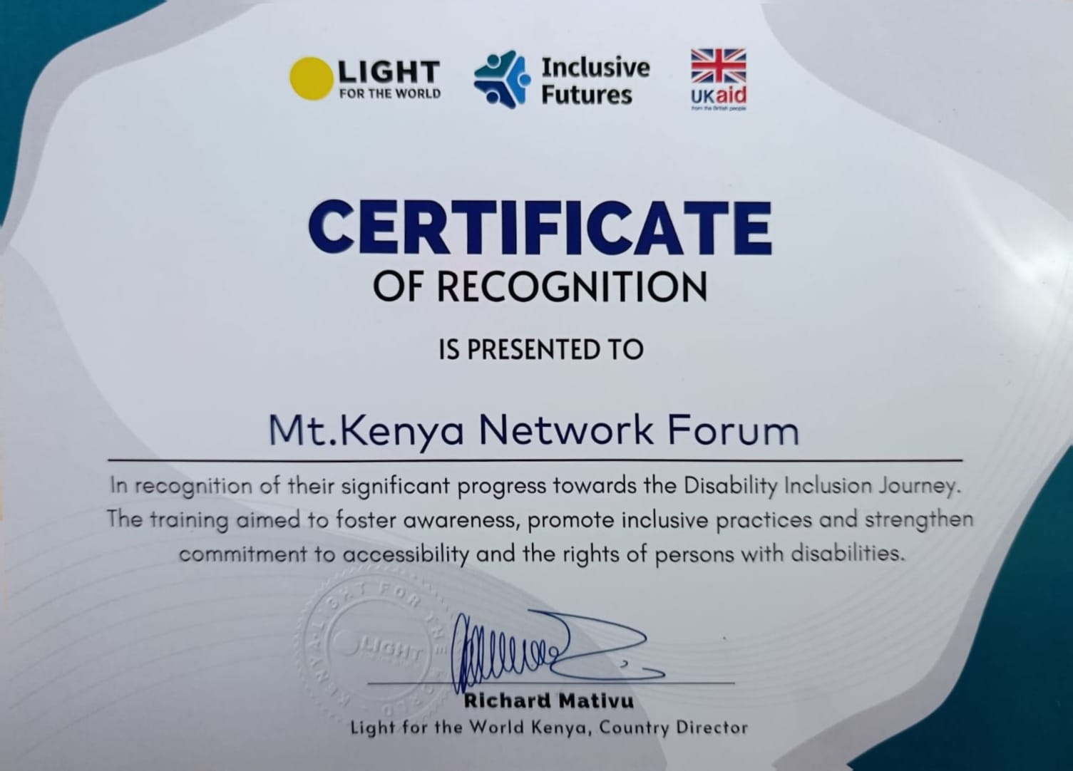 Recognition That Reflects the Work on the Ground